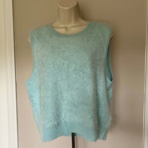 Jcrew Cashmere Vest Aqua Women’s L
